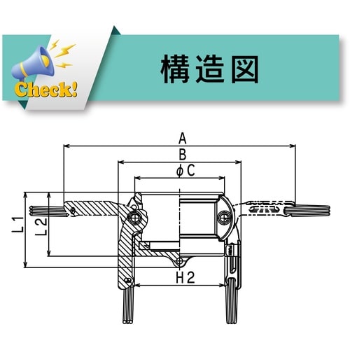 TOYOX カムロック ツインロックタイプカプラー
