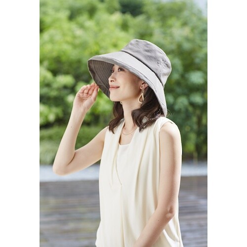 アイメディア 水をはじくサファリ風帽子 ベージュ