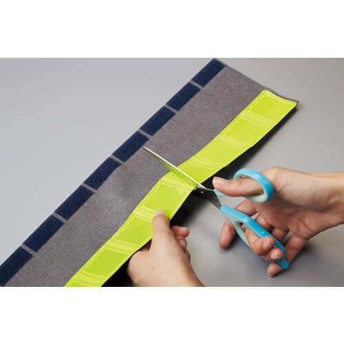 緑十字 フルハーネス用反射帯 レモンイエロー ST