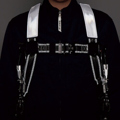 緑十字 フルハーネス用反射ベルト ホワイト FHB