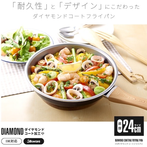 アイメディア IHダイヤモンドコートフライパン 2