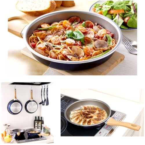 アイメディア IHダイヤモンドコートフライパン 2