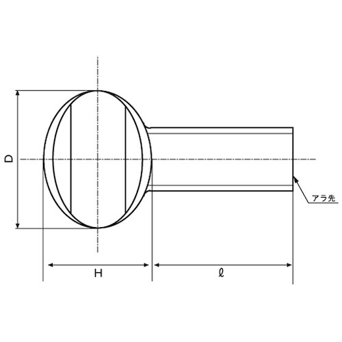 SUNCO ユニクロうちわボルト 6×15 (20