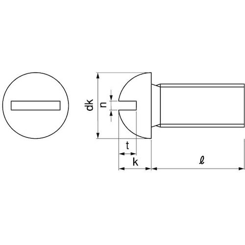 SUNCO ステン(−)丸小ネジ 8×12 (4本