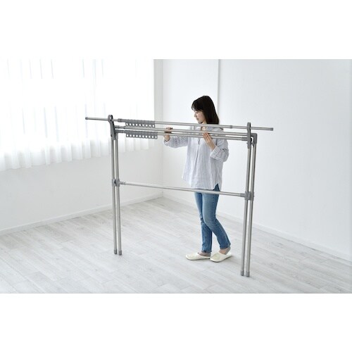 IRIS 535340 ふとん干し ダブルバー付き