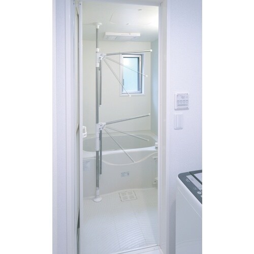 IRIS 527555 浴室突っ張り物干し