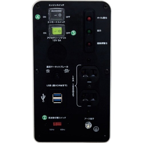 パオック カセットガスインバータ発電機