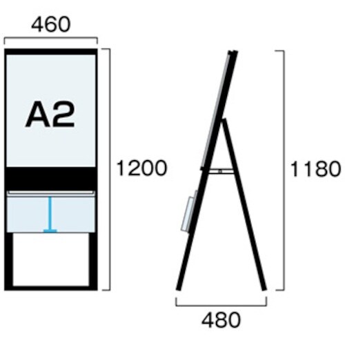 sign city ブラックカタログケーススタンド