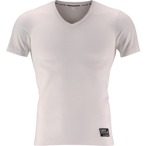 カジメイク 8823 クレーターメッシュVネック半