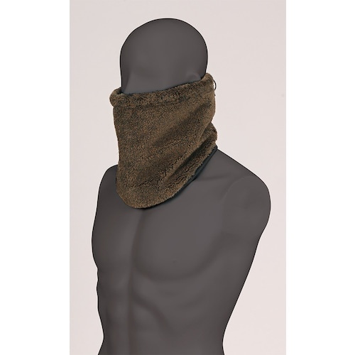 カジメイク 防風ネックウォーマー ライトブラウン