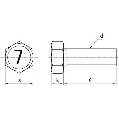 SUNCO 三価ホワイト(7)小形アプセット 10