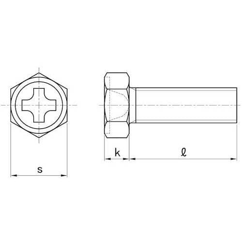 SUNCO ニッケルBS(+)アプセット小 4×8