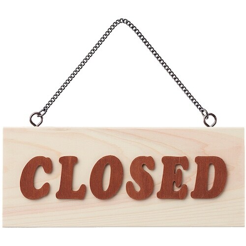 光 サインプレート 白木 OPEN−CLOSED