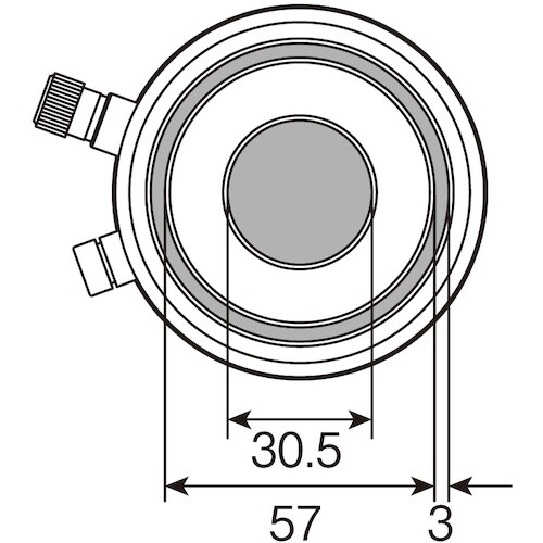 HOZAN 電極(表面抵抗測定用・校正証明書付)
