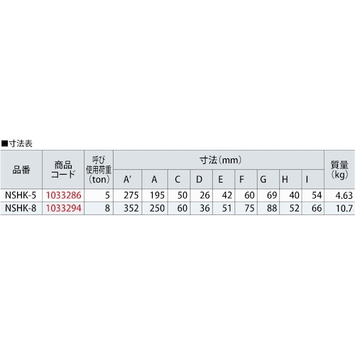 TAIYO NSストッパー (2重ハズレ止) 5t