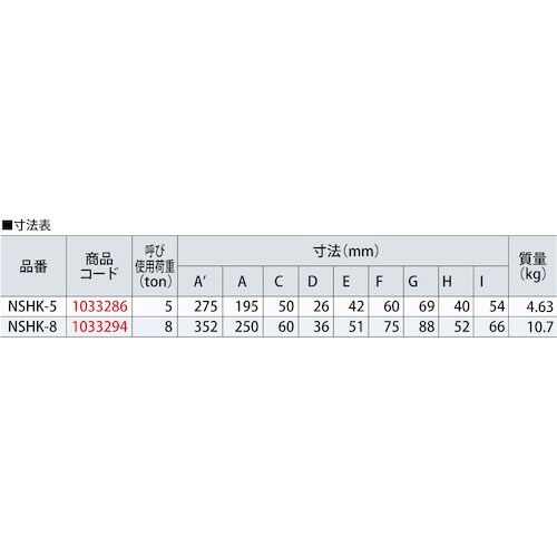 TAIYO NSストッパー (2重ハズレ止) 8t