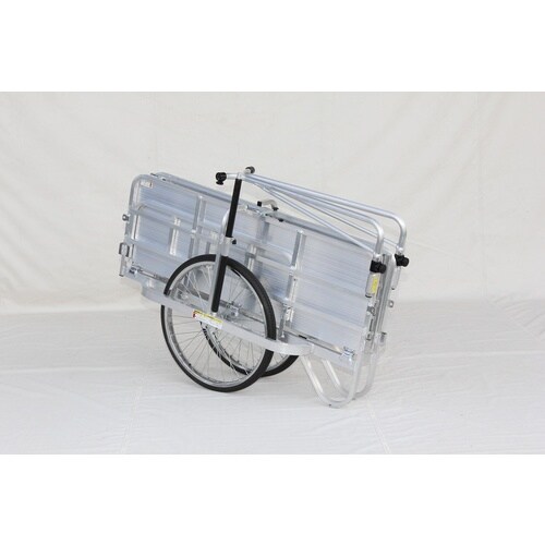 HARAX アルミ製折り畳み式大型リヤカー コンパ