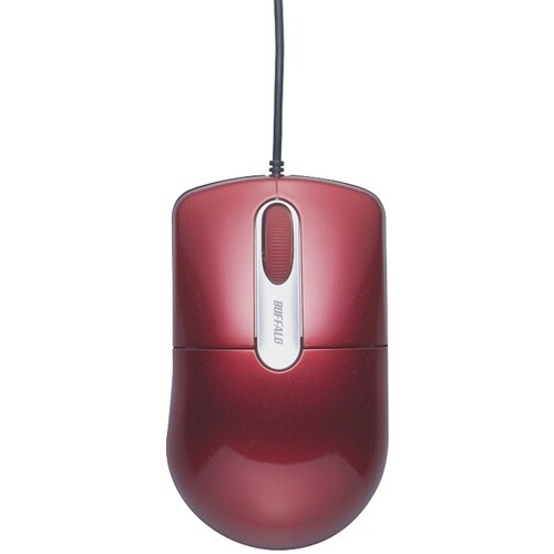 BUFFALO 有線光学式マウス 静音/3ボタン