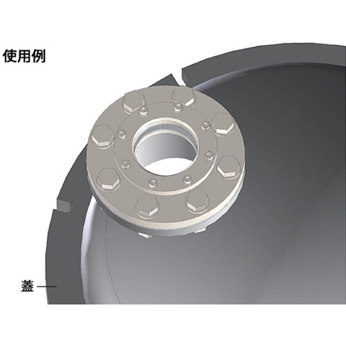 MONOVATE フランジ型のぞき窓 10K50A