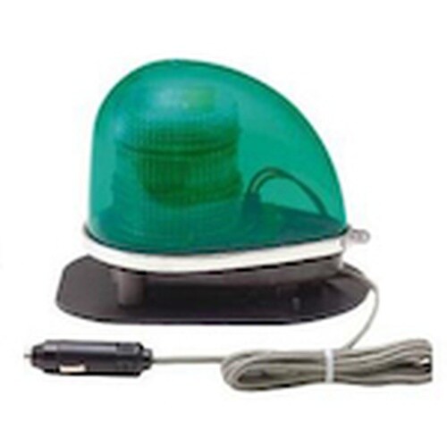 KOITO 緑色丸型警光灯 2N型 ゴムマグネット