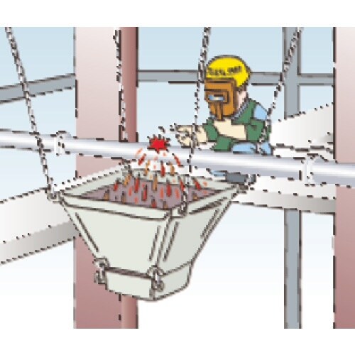 吉野 高所火花受け袋 スパイダーバッグ 645×6