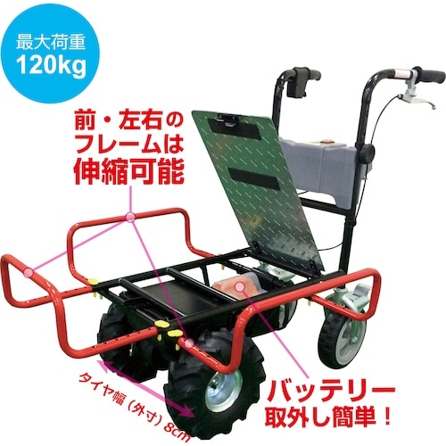 KAZ 電動運搬車エネトラ4ミニー 4輪ショートタ