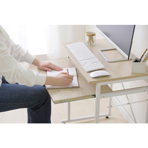 IRIS 574247 タワーデスク ライトナチュ