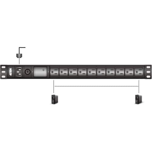 ATEN ベーシックPDU/1U/200V/20A