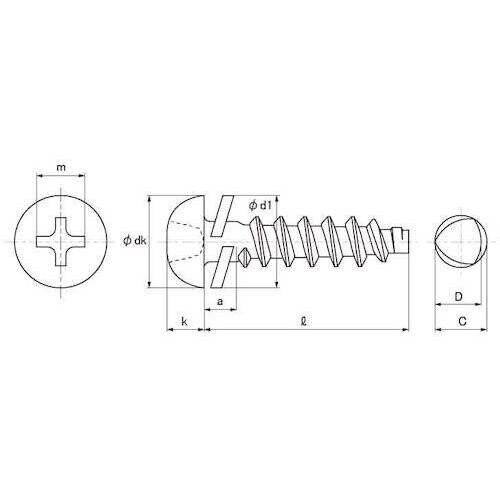 SUNCO ユニクロ BタイプナベP=2 3×8