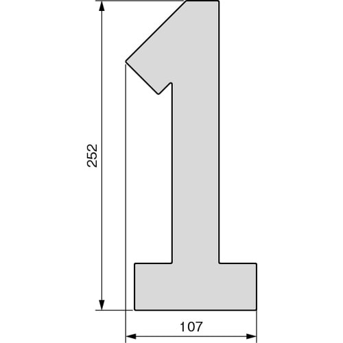 IWATA 屋内用ラインテープ ラインプロ 数字(