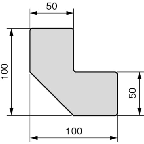 IWATA 屋内用ラインテープ ラインプロ 十字型