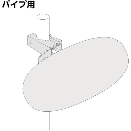 Komy スーパーオーバル<パイプ用金具付>680