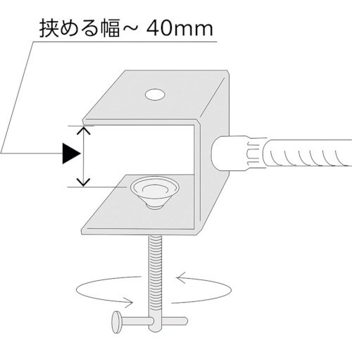 Komy 丸ミラー<平板・H鋼用金具付>600mm