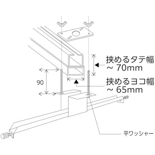 Komy ラミドーム<配線ダクト・角パイプ用金具付