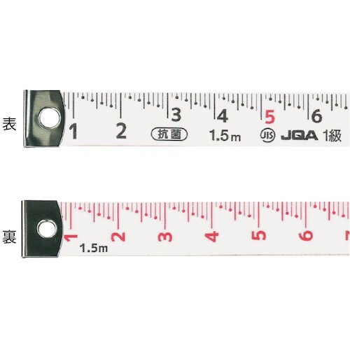 SK 洋裁メジャーバラ 快段目盛 12mmx1.5