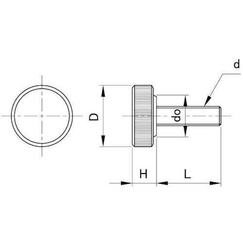 SUNCO ステンレス サムスクリュ−(全ネジ 丸