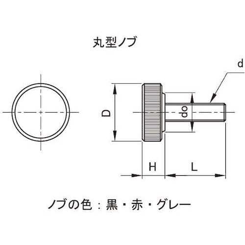 SUNCO ステンレス サムスクリュ−(全ネジ 丸