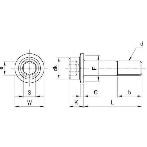 SUNCO BC フランジソケット 8×30 (9