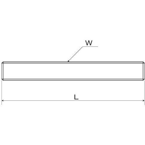 SUNCO SUS寸切(平先 3/8X20 (1本