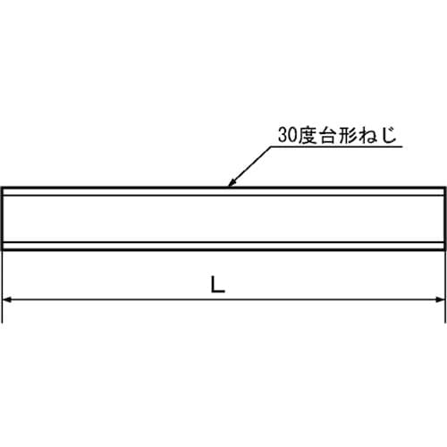 SUNCO S45C台形ネジ NTR NTR20X