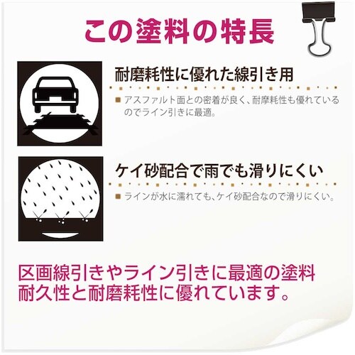 KANSAI パーキングライン 白 16K