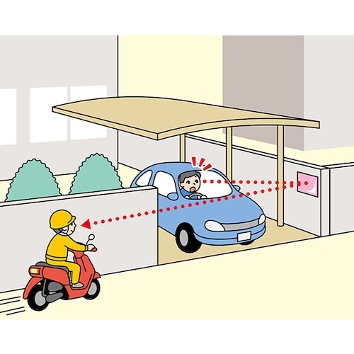 Komy FFミラー車出口<ビス止めタイプ> 15