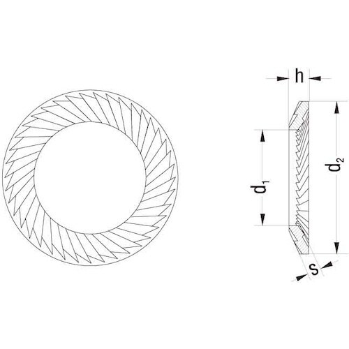 SUNCO シュノールワッシャー S−20 (