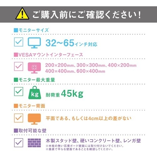 IRIS 574239 ディスプレイ壁掛け金具