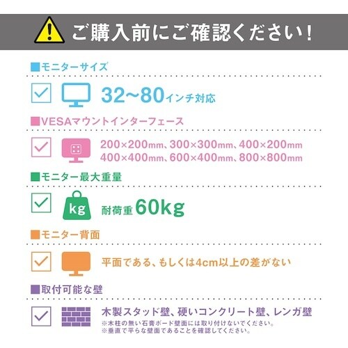 IRIS 574240 ディスプレイ壁掛け金具