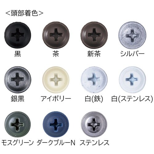 WAKAI 板金パッキンビス ダークブルーN 4.