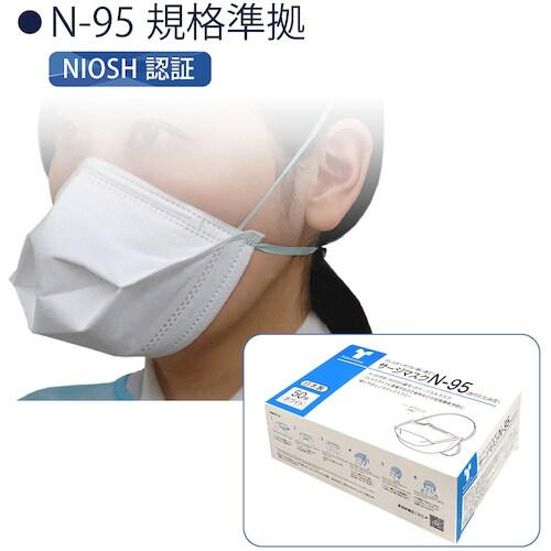 竹虎 サージマスクN−95(折りたたみ式) M 5