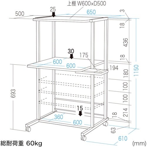 SANWA パソコンラック