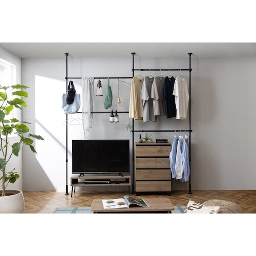 IRIS 574986 突っ張りワードローブ ブラ