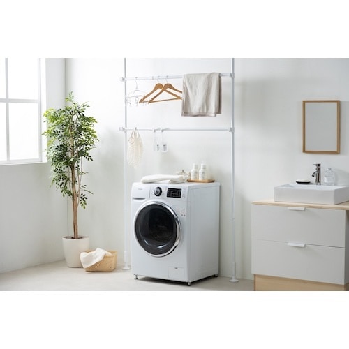 IRIS 574985 突っ張りワードローブ ホワ